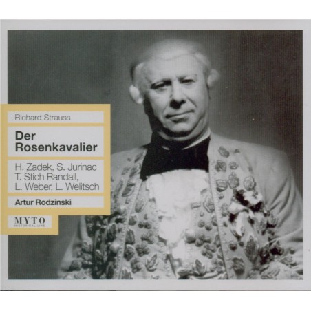 STRAUSS - Rodzinski - Der Rosenkavalier (Le chevalier à la rose), opéra live Torino 22 - 02 - 1957..